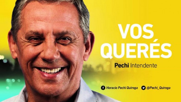 Pechi Quiroga oficializó que va por la reelección