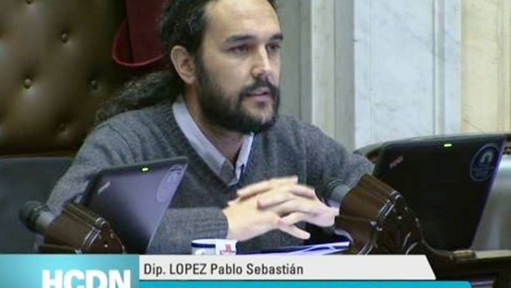El diputado nacional Pablo López en Cutral-Có