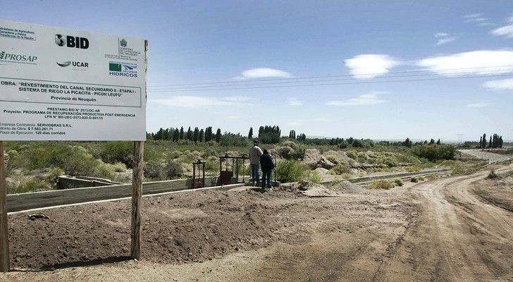 Inversiones para incrementar la superficie productiva en el valle de Picún Leufú