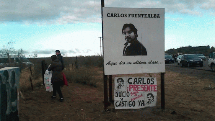 Docentes conmemoran el asesinato de Fuentelba