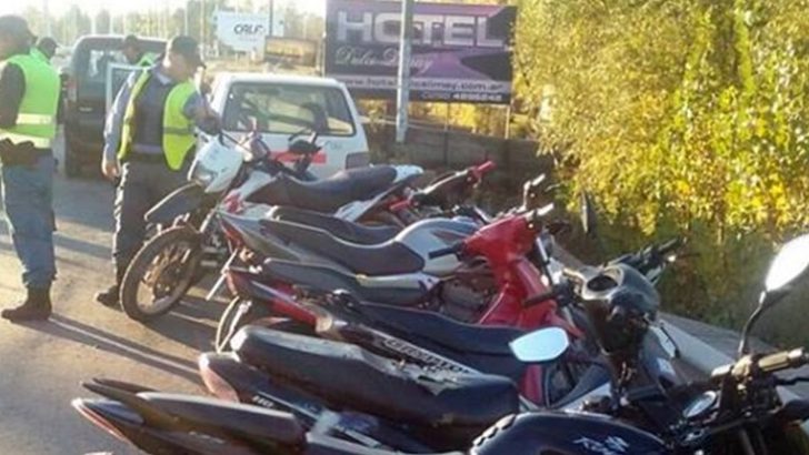 Centenario: Secuestraron 33 motos antes de un “encuentro tunning”