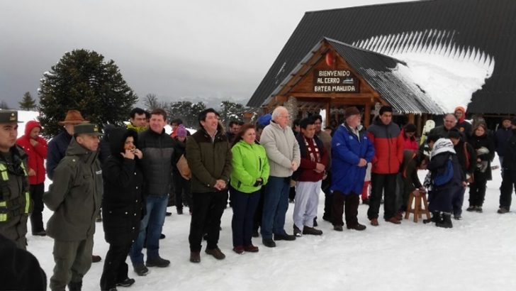 Abrió oficialmente el parque de nieve Batea Mahuida