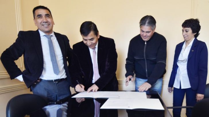 Rioseco firmó incremento en el refrigerio para empleados municipales