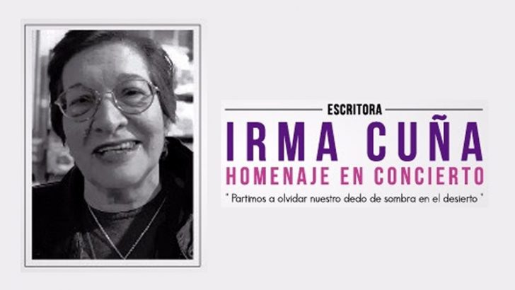 Concierto en homenaje a la poeta neuquina Irma Cuña