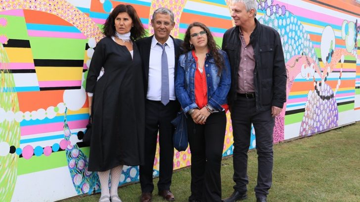 Inauguraron mural que artistas locales pintaron en el Río Grande