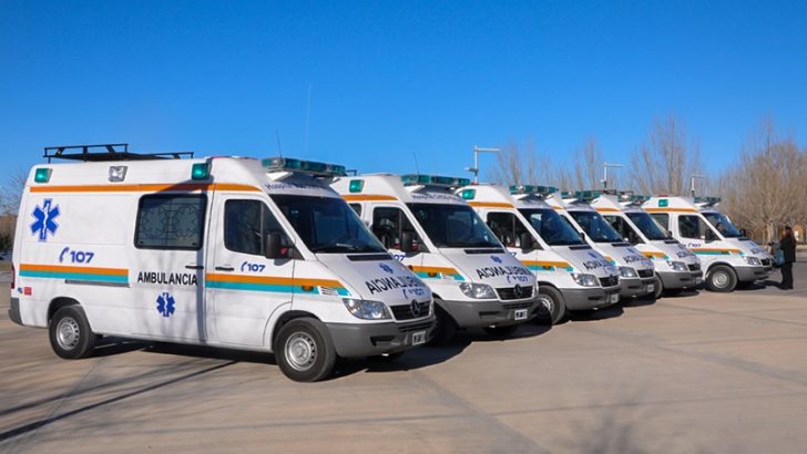 Se suman nueve ambulancias al sistema público de Salud