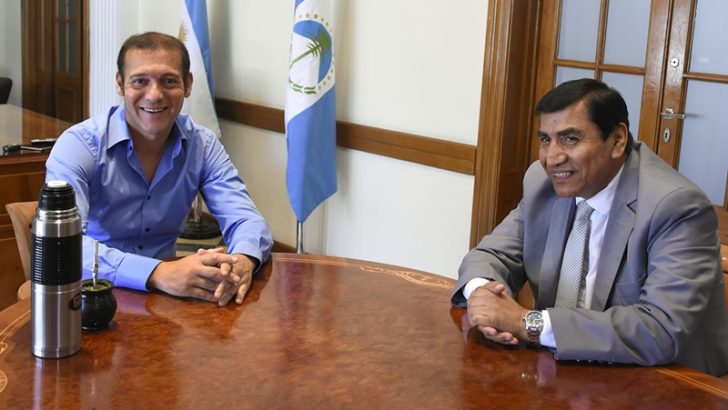 Gutiérrez se reunió con el intendente José Rioseco