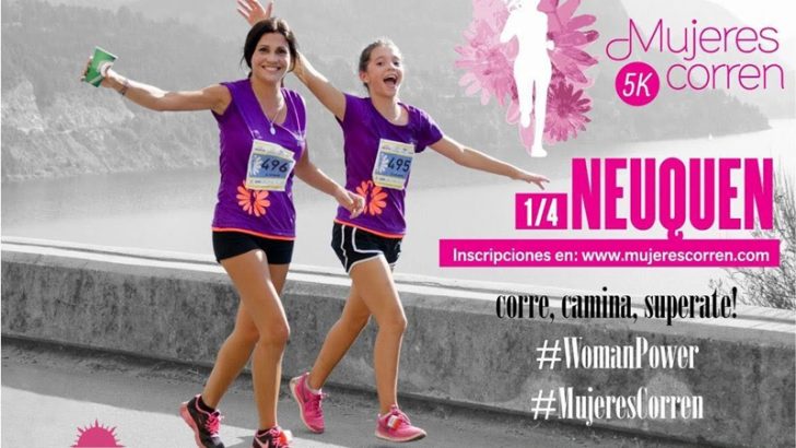 “Mujeres Corren” llega este sábado por primera vez a Neuquén