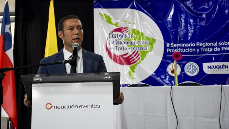 Gutiérrez participó de la apertura del Congreso Latinoamericano sobre Trata de Personas