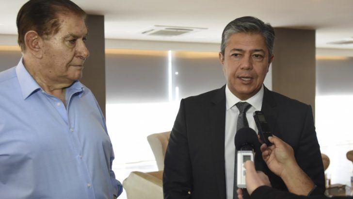 Rolando Figueroa se reunió con el senador Guillermo Pereyra