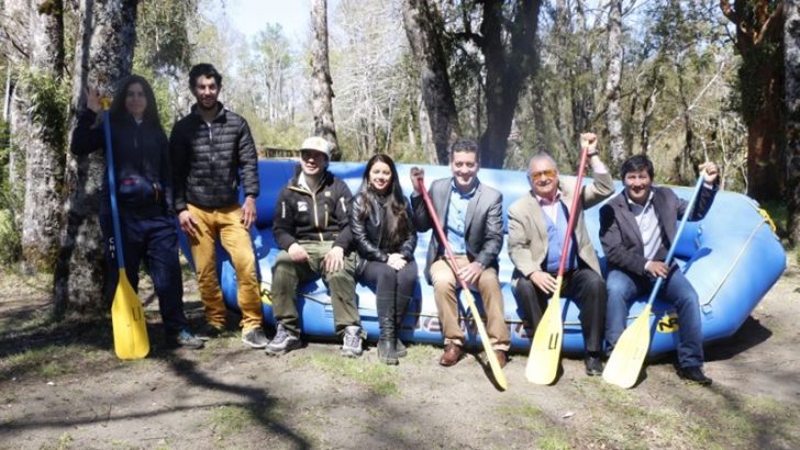 El Pre Mundial de Rafting Río Aluminé 2017 se presentó ante la rensa de Chile, en Pucón