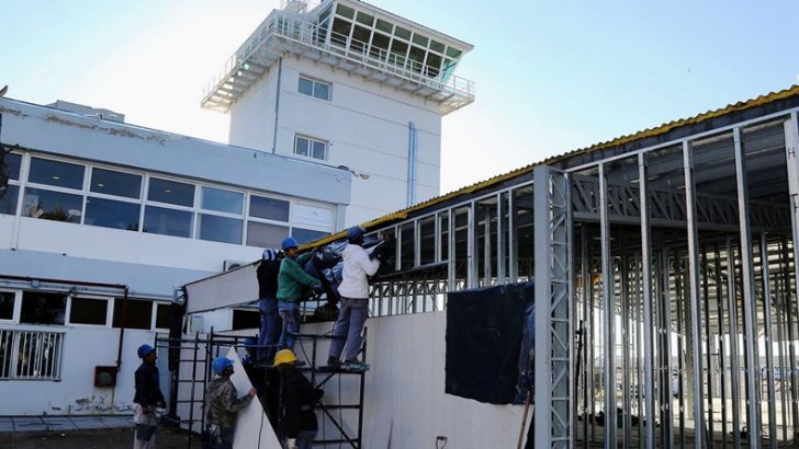Avanza la construcción de la sala internacional del Aeropuerto Presidente Perón