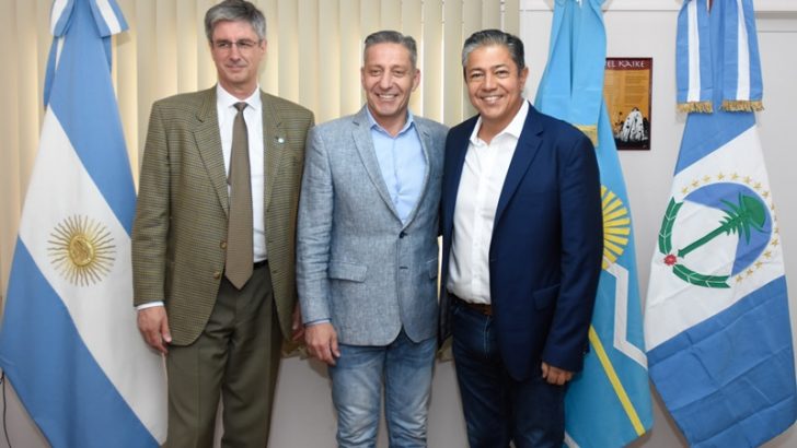Rolando Figueroa se reunió con el gobernador de Chubut Mariano Arcioni