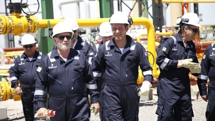 Gutiérrez y Aranguren pusieron en marcha la nueva capacidad de la planta de Tecpetrol en Fortín de Piedra