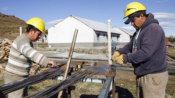 Fuerte crecimiento del empleo en la construcción en Neuquén