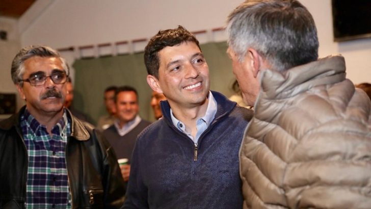 El compañero de fórmula de Omar Gutiérrez, reunió a un centenar de referentes del MPN en Zapala