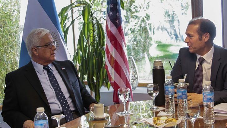 Gutiérrez recibió la visita del embajador de Estados Unidos en la Argentina