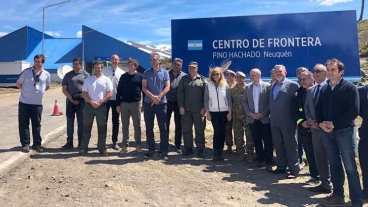 Inauguraron obras y equipamiento en el complejo fronterizo Pino Hachado