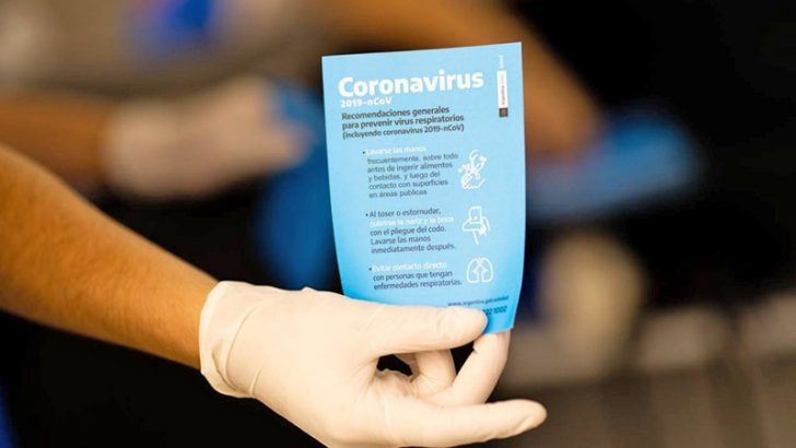 El ministerio de Salud informa el reporte diario de coronavirus