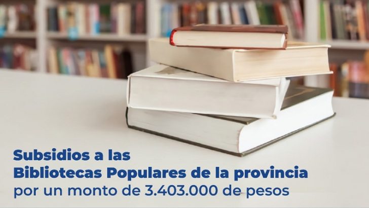 Entregaron subsidios para las Bibliotecas Populares de la provincia