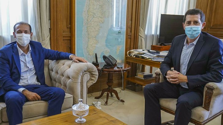 El gobernador se reunió en Buenos Aires con el ministro del Interior