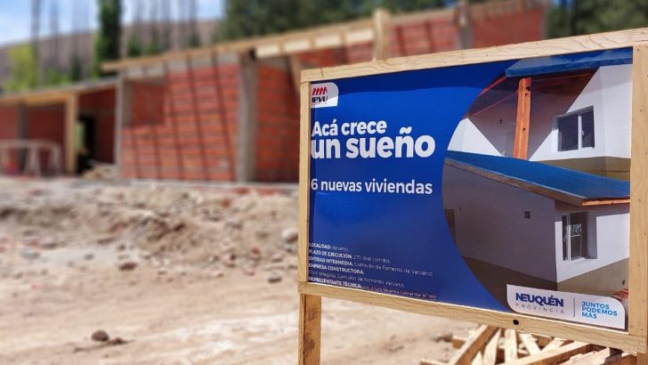 Avanza la construcción de viviendas en Varvarco
