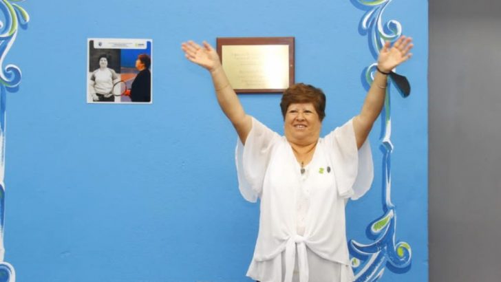 Zapala: La cancha de tenis del Gimnasio Municipal fue bautizada en homenaje a Susana Ruixo