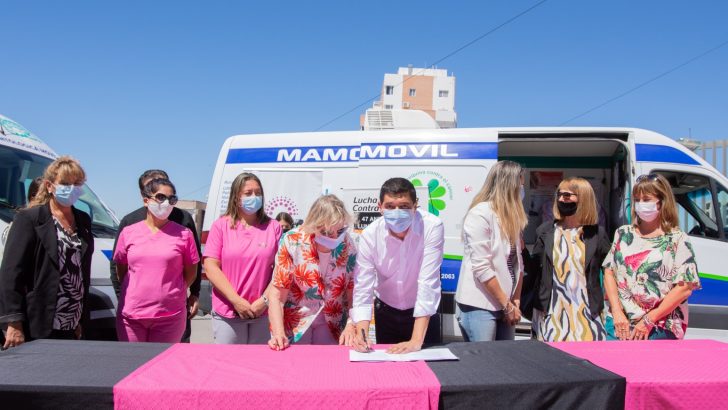 Koopmann firmó convenio con LUNCEC para realizar mamografías gratuitas y prevención en salud bucal en toda la provincia