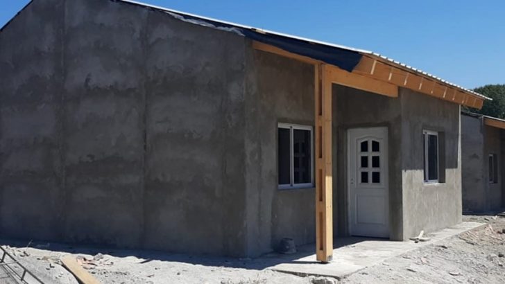 Recorrieron obras de viviendas en el centro de la provincia