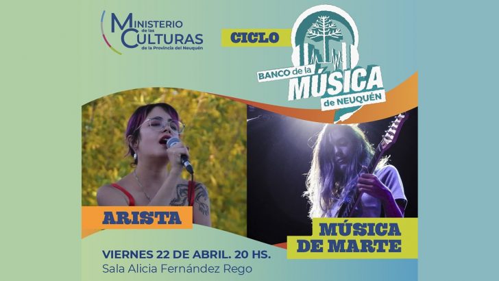 Concierto gratuito de artistas emergentes en la ciudad de Neuquén