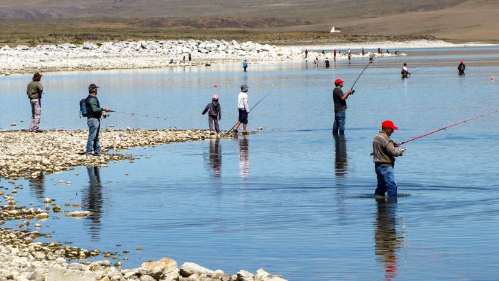 Comenzó la temporada de pesca en el Parque Nacional Laguna Blanca