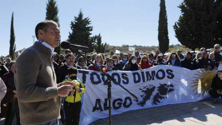 Gutiérrez estuvo en el homenaje al soldado Jorge Néstor “Moncho” Aguila en Paso Aguerre