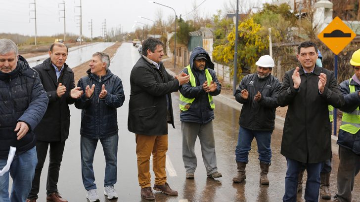 Neuquén: Inauguraron el asfalto de calle Cosentino