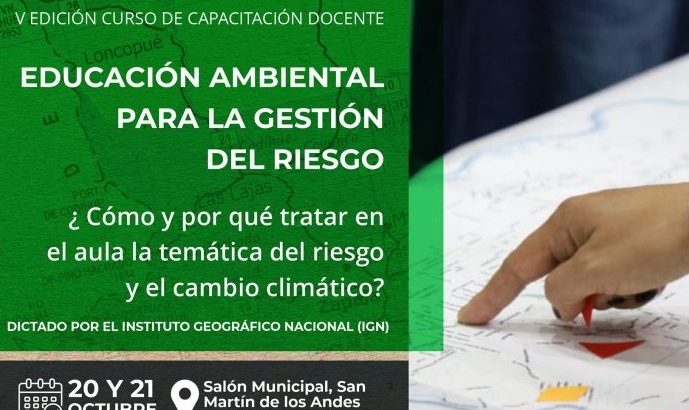 COPADE dictará un curso de Educación Ambiental para docentes en San Martín de los Andes