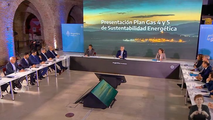 Gutiérrez participó de la presentación del Plan Gas 4 y 5 de Sustentabilidad Energética