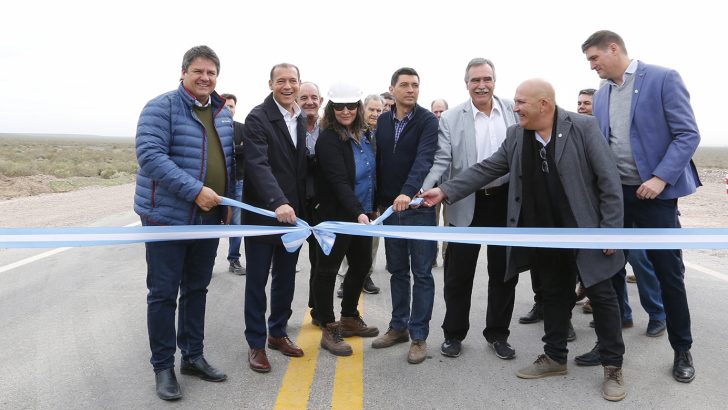 Gutiérrez inauguró el primer tramo de la ruta provincial 67