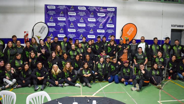 Deportistas neuquinos viajaron a Chubut para participar de los Juegos ParaEpade y ParaAraucanía