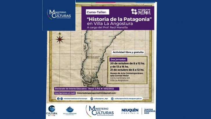 Se desarrollará en Villa La Angostura el curso Historia de la Patagonia