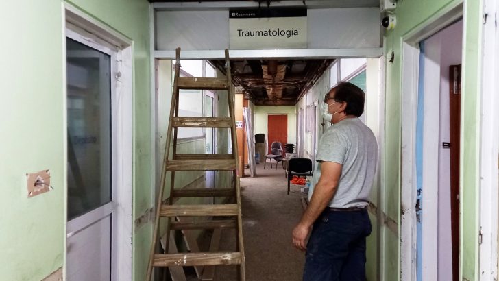 El Hospital Provincial Neuquén remodela y refacciona la internación del Servicio Traumatología