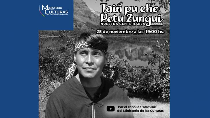 Nuevo episodio del Ciclo “Taiñ Pu Che Petu Zungüi” (Nuestra Gente Habla) con Fernando Maripil