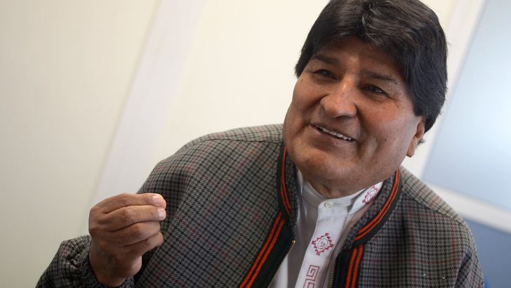 Evo Morales llega para apoyar la candidatura de Ramón Rioseco
