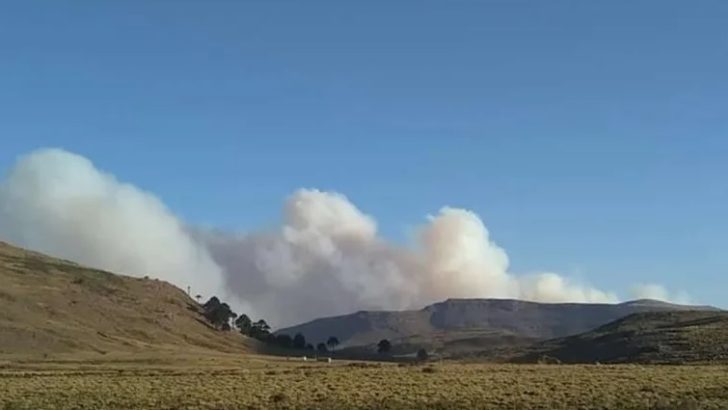 Por un incendio en Chile evacuaron a crianceros cerca de Caviahue