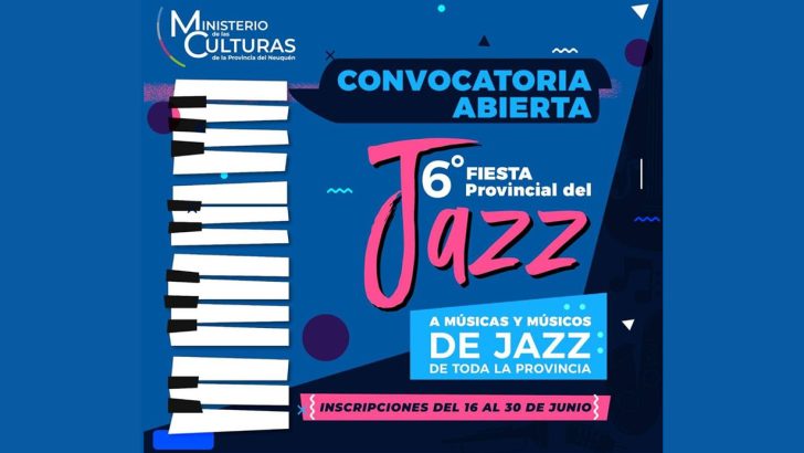 Se encuentra abierta la inscripción para participar de la 6ª Fiesta Provincial del Jazz