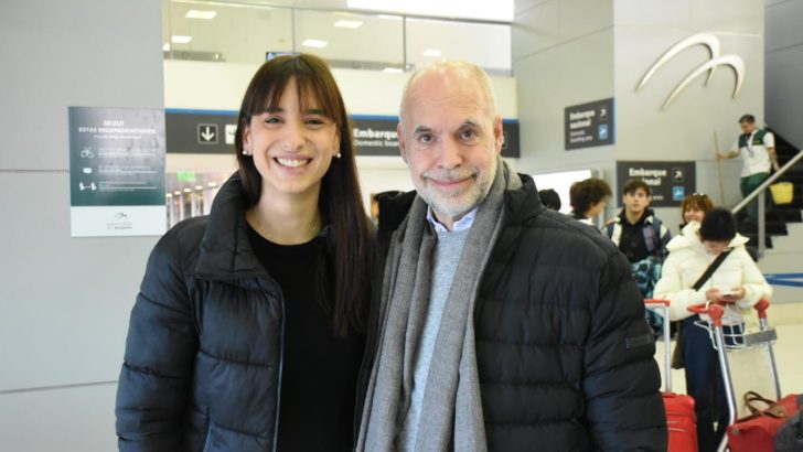 Leticia Estéves acompañó a Horacio Rodríguez Larreta en su visita a Neuquén