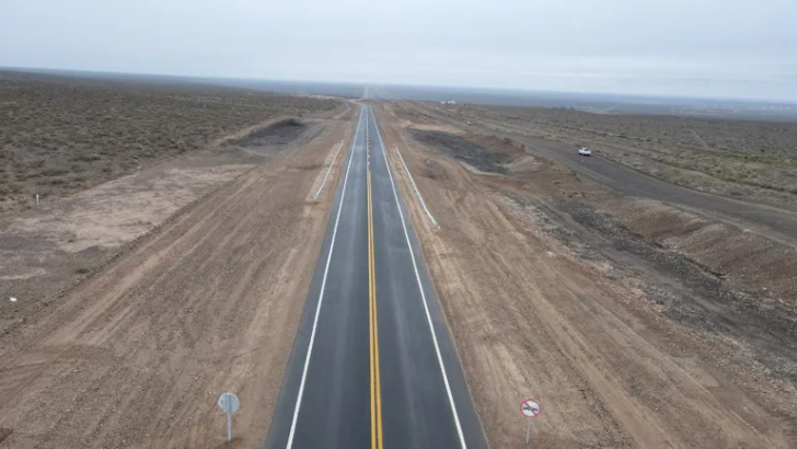 Inauguraron el asfalto en la ruta provincial del petróleo