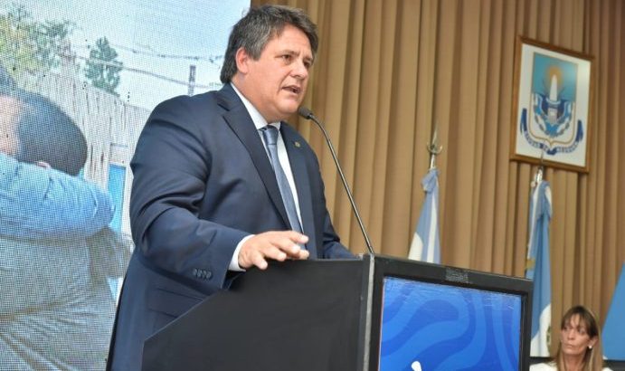 Inicio Sesiones: Gaido anunció que continuará con las obras paralizadas por Nación