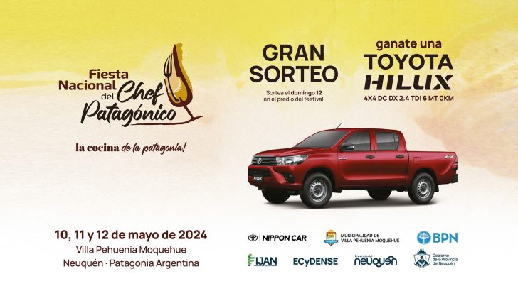 Villa Pehuenia: La Fiesta Nacional del Chef Patagónico suma el sorteo de una camioneta