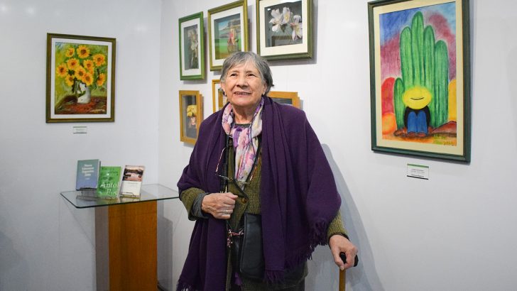 Ramona Nélida Segovia expone su obra en la Casa del Neuquén